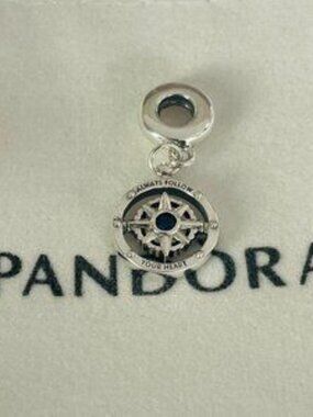 Pandora Spinning Compass Dangle Charm